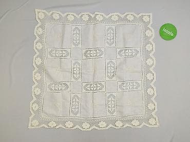 Dom i ogród: Obrus 64 x 64, kolor - Biały, stan - Bardzo dobry — 2