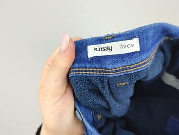 sukienka sinsay midi: Spodnie jeansowe, Sinsay, 7 lat, 116/122, stan - Bardzo dobry — 4