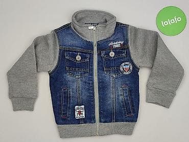 skarpety prl: Dziecięca kurtka jeansowa, 3-4 lat, 92-98 cm, stan - Bardzo dobry — 2