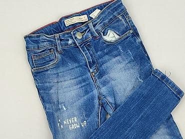 Spodnie jeansowe, Zara, 5-6 lat, 116, stan - Bardzo dobry