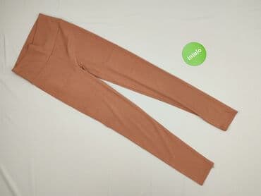 legginsy czarne prążkowane: Leggings, Legginsy Sportowe damskie, rozmiar S — 2