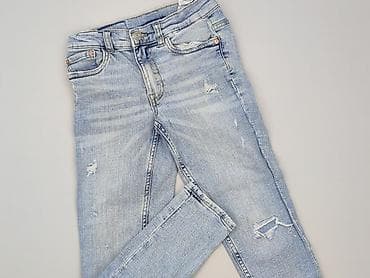 top zara basic: Spodnie jeansowe, Zara, 9 lat, 128/134, stan - Idealny — 1