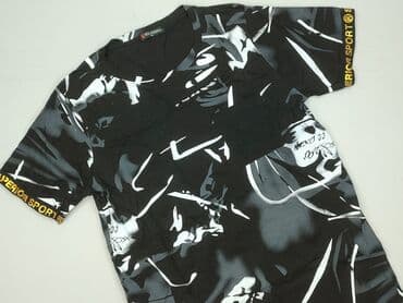 koszulka w czarno zolte paski: Red, Koszulka dla mężczyzn, XL — 1