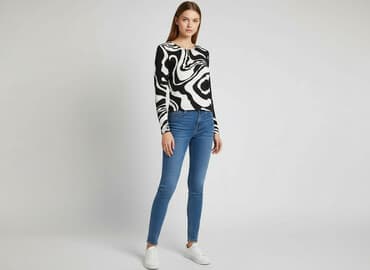 sinsay bluzka w panterke: Sinsay, Bluzka damska, rozmiar XS — 7