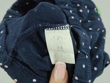 rajstopy czarne z wzorem: Leggings, 6-9 months, condition - Very good — 5