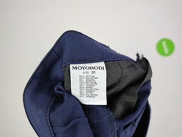 Material trousers for women, size XS — 5
