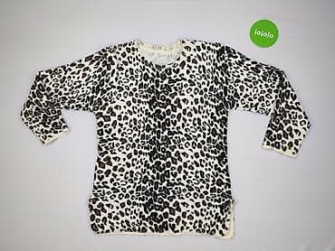 pull and bear bluza czarna: Leopard, Bluza damska
, rozmiar S — 2
