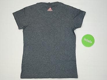 szare dresy: Adidas, T-shirt damski, rozmiar S — 3