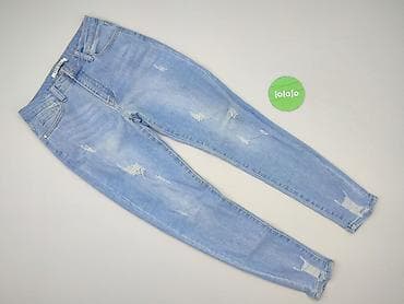 straight blue jeans: Jeansy damskie, rozmiar L — 2