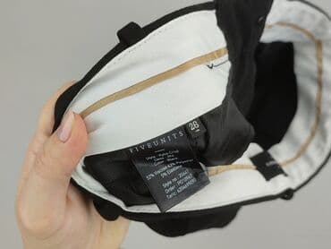 legginsy z wysokim stanem modelujące: Spodnie materiałowe damskie, S — 4