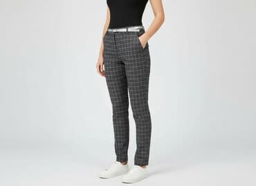 garnitury damskie shein: Shein, Spodnie materiałowe damskie, rozmiar S — 7