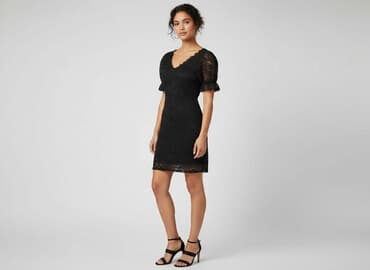 body koronkowe czarne: H&M, Sukienka damska, rozmiar XS — 6