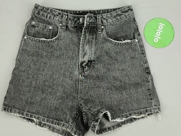 szorty jeansowe damskie szare: Denim, Szorty damskie, rozmiar XS — 2