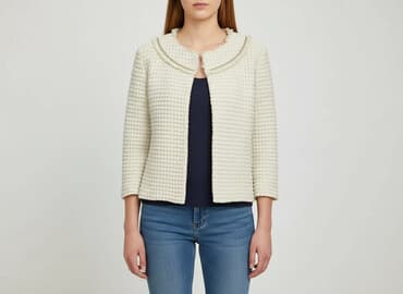 włoskie kurtki puchowe: Kardigan damski, rozmiar S — 7