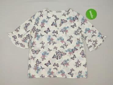 bluza z napisem cropp: Tu, Bluzka damska, L — 2