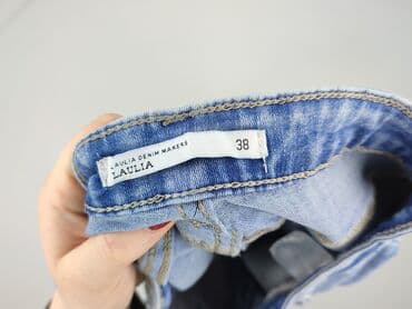 jeansy patchworkowe: Laulia, Jeansy damskie, rozmiar S — 4