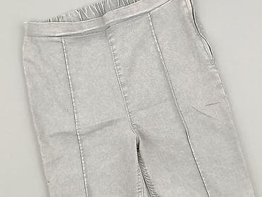 szerokie spodnie pull: Leggings, Spodnie materiałowe damskie, rozmiar S — 1