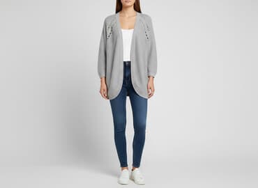 primark szlafrok: H&M Basic, Kardigan damski, rozmiar S — 6