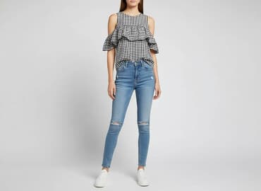 ażurowa bluzka sinsay: Sinsay, Bluzka damska, rozmiar S — 6