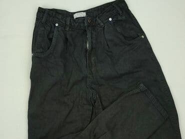 czarne jeansy bershka: Bershka, Jeansy damskie, rozmiar M — 1