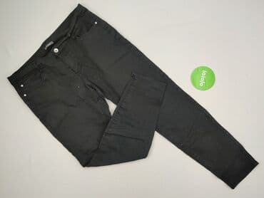 spodnie wrangler czarne: Yessica, Spodnie materiałowe damskie, rozmiar 4XL — 2