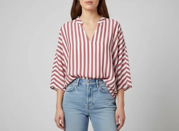 czerwona bluzka house: House, Bluzka damska, rozmiar S — 6