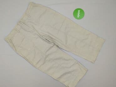 spódnico spodnie lniane: Spodnie 3/4 damskie, rozmiar L — 3