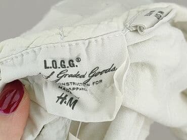 hm bluzki z krótkim rękawem: H&M L.O.G.G., Bluzka damska, rozmiar M — 4