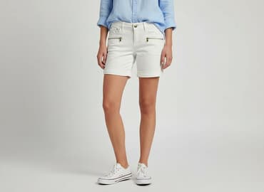 shein spodenki jeansowe damskie: Daysie, Szorty damskie, rozmiar S — 8