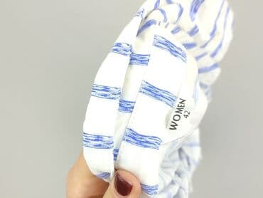 niebieska koszula w białe paski damska: Koszula damska, rozmiar XL — 4