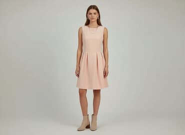 sukienka pudrowy róż allegro: Women`s dress, size XS — 1