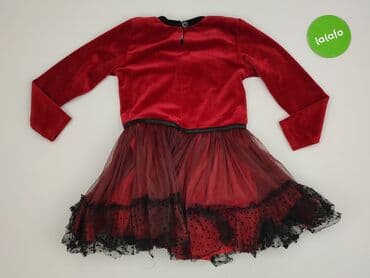 simple trencz: Dress, 5-6 years, 110-116 cm, condition - Perfect — 3