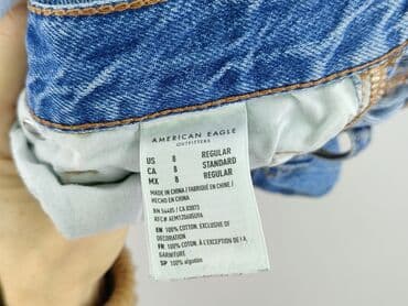 koszulka z orzełkiem: American Eagle, Jeansy damskie, M — 4