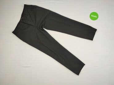 hm joggery damskie: Zara, Material trousers for women, size S (EU 36) — 2