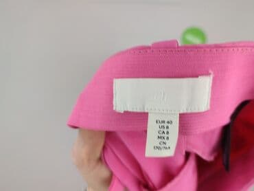 h m marynarka w paski: H&M, Spodnie materiałowe damskie, M — 4