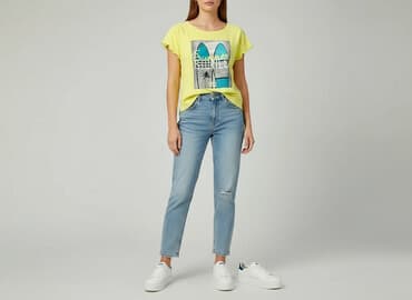 koszule hawajskie cropp: Cropp, T-shirt damski, rozmiar L — 1