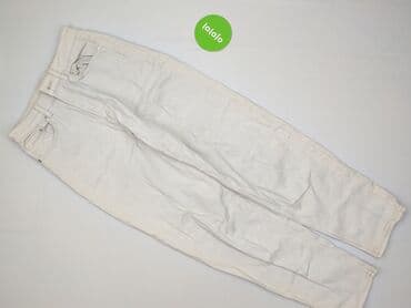 kremowe jeansy: H&M Divided, Jeansy damskie, rozmiar S — 2
