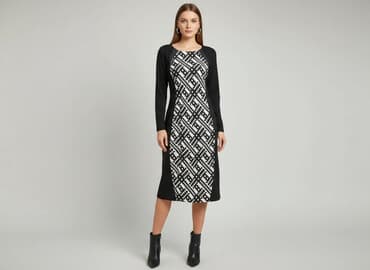 klasyczna ołówkowa sukienki: Sukienka damska, rozmiar S — 5