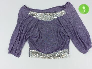 eleganckie bluzki fioletowe: Bluzka damska, rozmiar S — 2