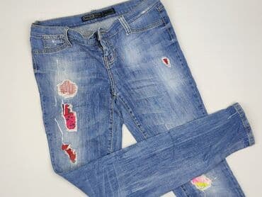 legginsy woskowane wysoki stan: ONLY, Jeansy damskie, rozmiar M — 1