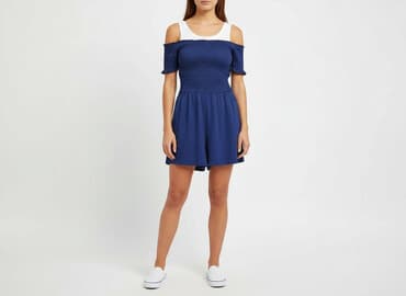 bershka body czarne: Bershka, Kombinezon damski, rozmiar S — 6