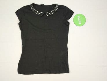 czarne t shirty i marynarka: Sinsay, Women`s T-shirt, size XS — 3