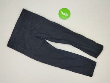 spodnie woskowane czarne: Material trousers, 9 years, 128/134, condition - Perfect — 3