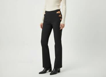 spodnie podkreslajace tylek: Spodnie materiałowe damskie, rozmiar S — 6