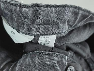 polo hm: Spodnie jeansowe, H&M, 14 lat, 158/164, stan - Bardzo dobry — 5