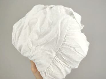 szerokie spodnie do kolan: Material trousers for women, size S — 6