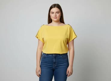 bluzki nietoperz plus size: ISABEL, Bluzka damska, rozmiar 3XL — 6