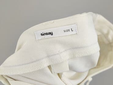 biale spodenki: Sinsay, Szorty damskie, L — 4