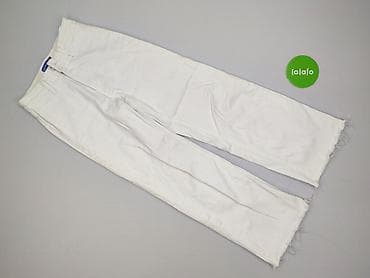 biale jeansy: Denim, Jeansy damskie, rozmiar 2XS — 2