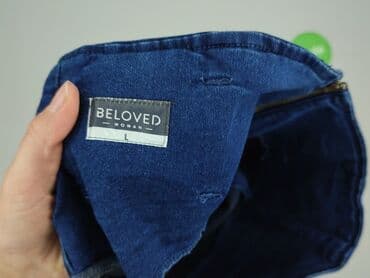 spódniczka dżinsowe z wysokim stanem: Beloved, Spódnica damska, rozmiar L — 4